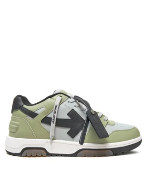 Off-White Sneakersy OMIA189S22LEA0015710 Zielony