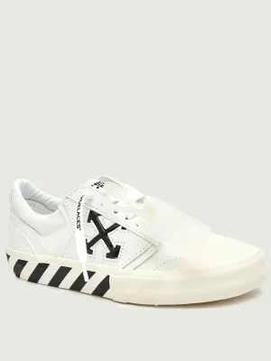 OFF-WHITE Sneakersy Vulcanized UNDERCUT | z dodatkiem skóry