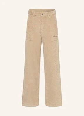 Off-White Spodnie Sztruksowe beige