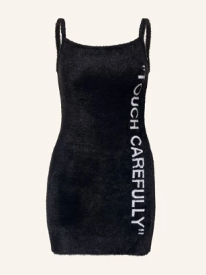 Off-White Sukienka Z Dzianiny schwarz