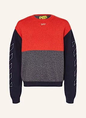 Off-White Sweter rot