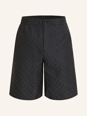 Off-White Szorty Z Dodatkiem Jedwabiu schwarz