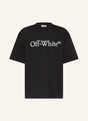 Off-White T-Shirt Big Bookish Skate schwarz