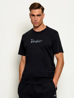 OFF-WHITE T-shirt City Nature | Regular Fit Off White czarny