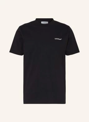 Off-White T-Shirt schwarz