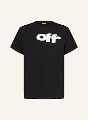 Off-White T-Shirt schwarz