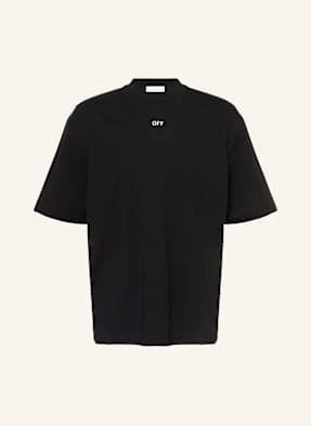 Off-White T-Shirt schwarz