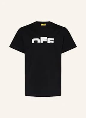 Off-White T-Shirt schwarz