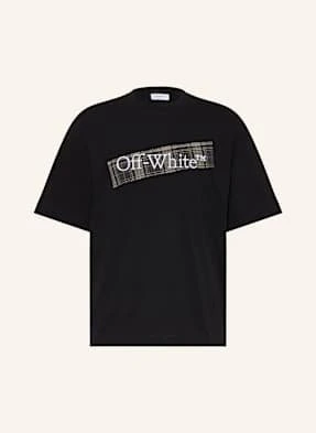 Off-White T-Shirt schwarz