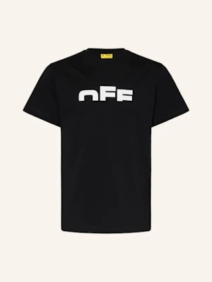 Off-White T-Shirt schwarz