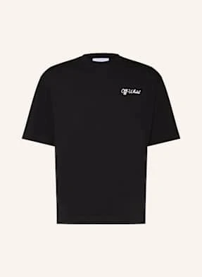 Off-White T-Shirt Script Skate schwarz