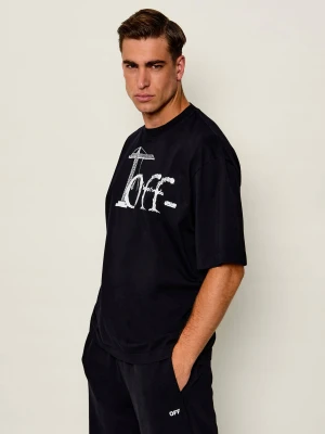OFF-WHITE T-shirt Shared Logo Skate | Relaxed fit Off White czarny