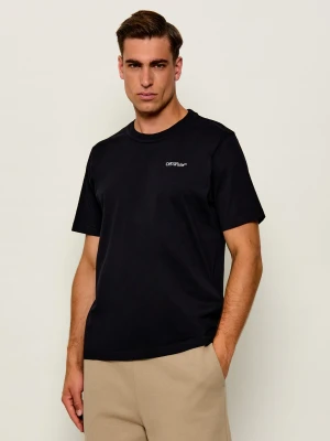 OFF-WHITE T-shirt Small Bookish | Regular Fit Off White czarny