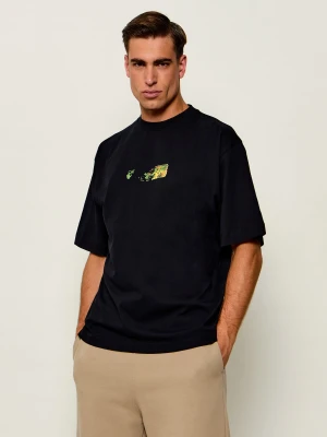 OFF-WHITE T-shirt Spices Arrow Skate | Oversize fit Off White czarny
