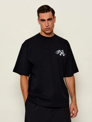 OFF-WHITE T-shirt Stroke 2 Arrow Skate | Relaxed fit Off White czarny