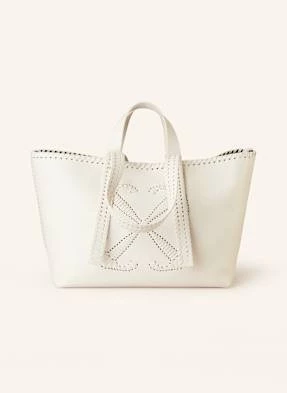 Off-White Torba Shopper Day Off Medium Z Saszetką weiss