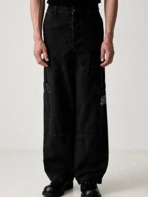 Off-White Vintage Cot spodnie cargo bawełniane męskie