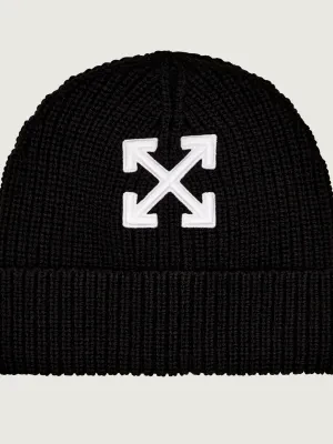 OFF-WHITE Wełniana czapka ARROW