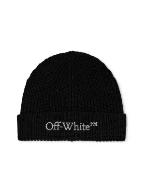 OFF-WHITE Wełniana czapka Bookish