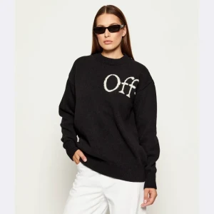 OFF-WHITE Wełniany sweter | Loose fit