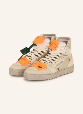 Off-White Wysokie Sneakersy 3.0 Off Court beige