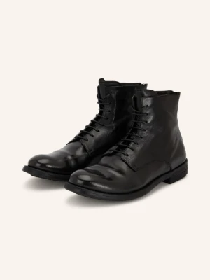 Officine Creative Botki Sznurowane Hive 016 schwarz