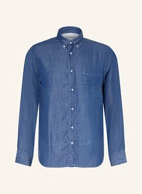 Officine Générale Koszula Bart Regular Fit W Stylu Jeansowym blau