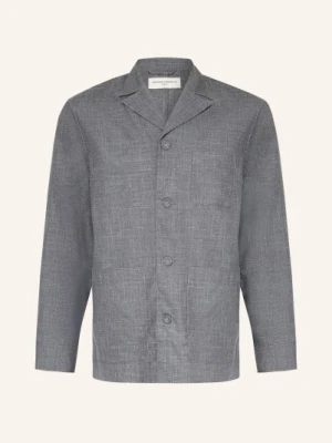 Officine Générale Marynarka Archer Slim Fit grau