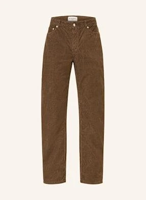 Officine Générale Spodnie Sztruksowe James Regular Fit braun