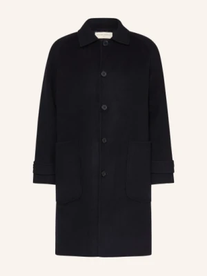 Officine Générale Wełniany Płaszcz Bryce blau