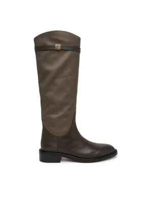 Oficerki Coccinelle Pansy Waxed E4 V63 43 01 01 Khaki