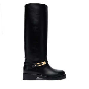 Oficerki Elisabetta Franchi SA-57B-56E2-V1050 Czarny