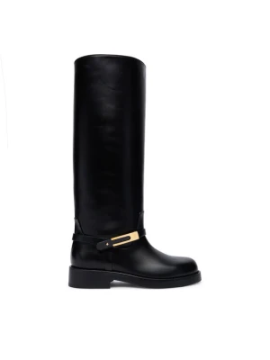 Oficerki Elisabetta Franchi SA-57B-56E2-V1050 Czarny