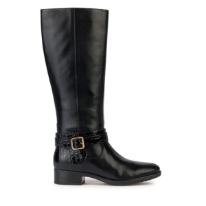 Oficerki Geox D Felicity D36G1A 04340 C9999 Czarny