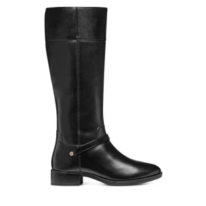 Oficerki Geox D Felicity D56G1B 00043 C9999 Czarny