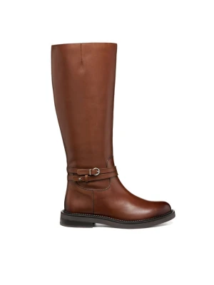 Oficerki Geox D Serilda D56WYA 43 C6006 Brązowy