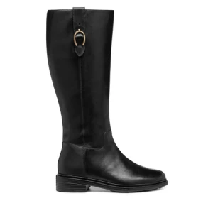 Oficerki Geox D Walk Pleasure D46TGD 00043 C9999 Czarny
