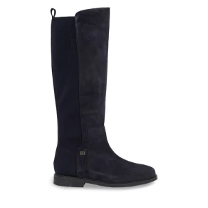 Oficerki Tommy Hilfiger Tommy Essentials Longboot FW0FW07476 Niebieski