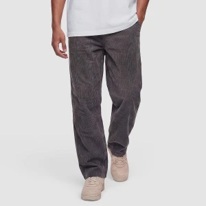 OG Corduroy Relaxed Baggy Pants Karl Kani szary