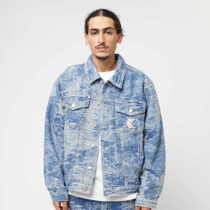 OG Distress Camo Oversized Denim Jacket, markiKarl Kani, Bomberki, w kolorze niebieski, rozmiar: