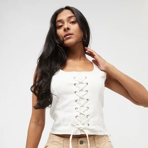 OG Lace Up Corset Top, marki Karl KaniApparel, w kolorze Beż, rozmiar