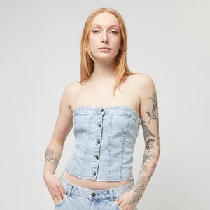 OG Washed Corset Top, markiKarl Kani, Topy, w kolorze niebieski, rozmiar: