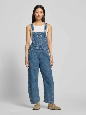 Ogrodniczki z denimu o kroju barrel fit z regulowanymi ramiączkami GAP