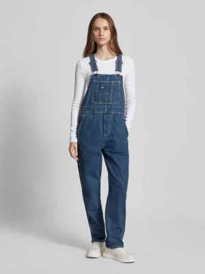 Ogrodniczki z regulowanymi ramiączkami i naszywką z logo Dickies