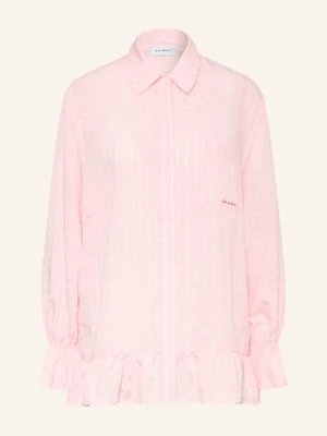 Oh April Bluzka Selina Z Falbankami rosa