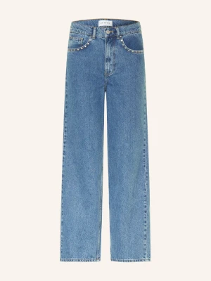 Oh April Jeansy Straight Jutta Z Nitami blau 2007 Denim Mid Blue