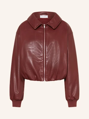 Oh April Kurtka Bobbie Z Imitacji Skóry rot