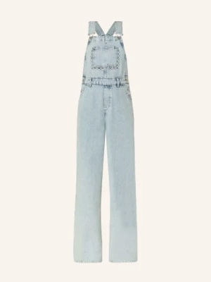 Oh April Spodnie Dżinsowe Z Szelkami Solei blau