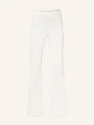 Oh April Spodnie Marlena Lyle Z Dżerseju weiss