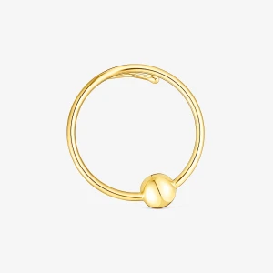 Okrągła Nausznica Plump Wykonana Ze Srebra Vermeil - Tous